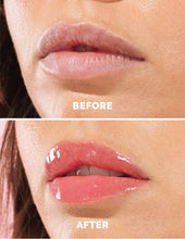 Load image into Gallery viewer, Watermelon Lip Oil before &amp; after
